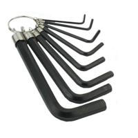 Brüder Mannesmann Inbus Haakse schroevendraaierset 2.5 mm, 3 mm, 4 mm, 5 mm, 6 mm, 8 mm, 10 mm, 2 mm 8-delig - thumbnail