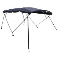 VidaXL Biminitop 4 bogen met mesh zijwanden 243x(200-213)x137 cm - thumbnail