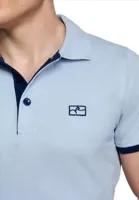 Rusty Neal - Heren Polo - Lichtblauw Marine - Korte Mouw - Knoopsluiting - thumbnail