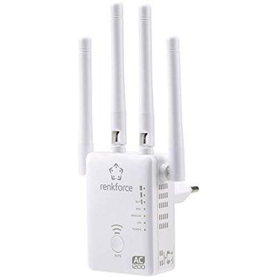 Renkforce WS-WN575A3 Dual Band AC1200 WiFi-versterker 2.4 GHz, 5 GHz Repeater, Router, Accesspoint
