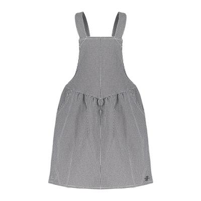 Frankie & Friends Meisjes jurk - Bumblebee B - Zwart/wit geruit