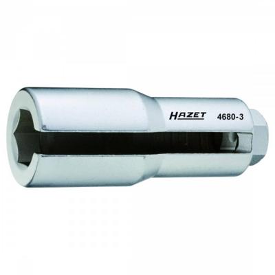 HAZET Lambdasonde-dopsleutel 4680-3 · 1/2 inch (12,5 mm) vierkant hol · Buiten-zeskant-profiel · SW 22 mm HAZET Lambdasonde-dopsleutel 4680-3 · 1/2 inch (12,5 mm) vierkant hol · Buiten-zeskant-profiel · SW 22 mm
