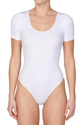 J&C string body-bodystocking korte mouw dames / Ronde hals