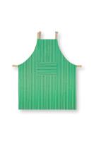 Pip Studio Stripes Keukenschort Groen - thumbnail