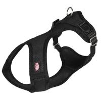 TRIXIE HONDENTUIG TOURING COMFORT SOFT ZWART 33-50X2 CM - thumbnail