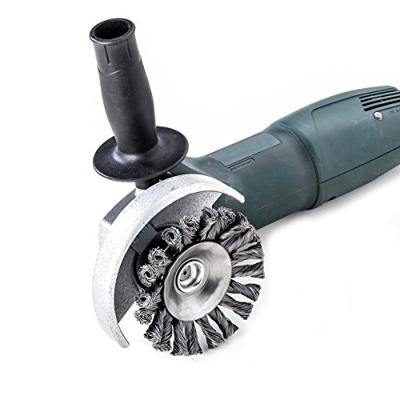 Lessmann Staaldraadborstel | d. 115 mm M14 draaddikte 0,5 mm | staal 12 mm | 15000 min-¹ | 1 stuk - 472257WZ 472257WZ - thumbnail