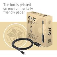 Club 3D mini DisplayPort 1.4 naar HDMI kabel - thumbnail
