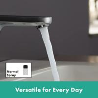 Wastafelmengkraan HansGrohe Vernis Blend 100 Eengreeps Met Trekwaste Chroom - thumbnail