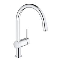 Grohe Minta keukenkraan met mousseur chroom - thumbnail