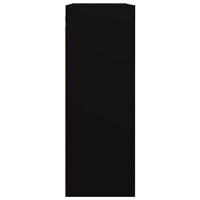 Hangkast 69,5x32,5x90 cm zwart - thumbnail