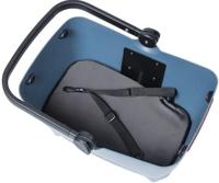 hondenFietsmand Buddy faded denim Stuurbevestiging - thumbnail