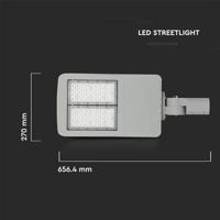 V-TAC VT-122ST 120W LED Straatlamp, Samsung Chip, Dimbaar, 16800lm, 5700K - thumbnail