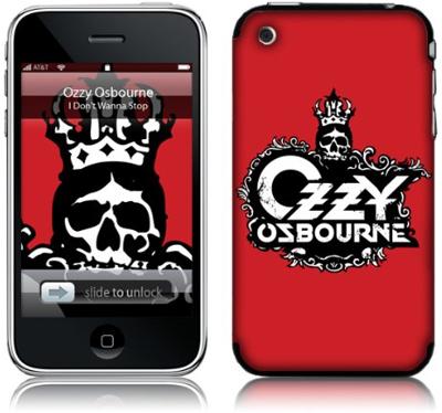 MusicSkins Ozzy Osbourne Skullcrown Skin voor Apple iPhone 2G/3G/3G S