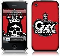 MusicSkins Ozzy Osbourne Skullcrown Skin voor Apple iPhone 2G/3G/3G S - thumbnail