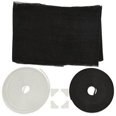 VidaXL Insectenhor voor ramen magnetisch 80x140 cm wit