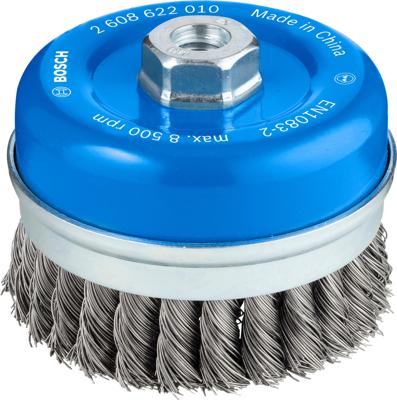 Bosch Accessoires Komstaalborstel 100 mm, 0,5 mm, 8500 U/ min, 14 1st - 2608622010