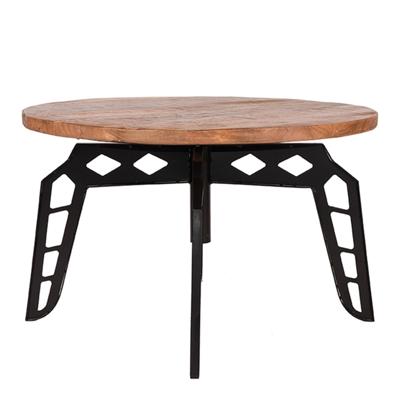 LABEL51 Salontafel Pebble - Rough - Mangohout - 80 cm - Rond LABEL51 Salontafel Pebble - Rough - Mangohout - 80 cm - Rond