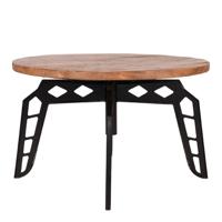 LABEL51 Salontafel Pebble - Rough - Mangohout - 80 cm - Rond - thumbnail
