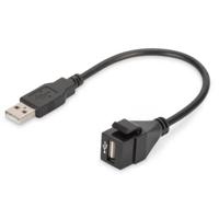 Digitus DN-93402 USB 2.0-inbouwmodule Keystone 1 stuk(s) - thumbnail