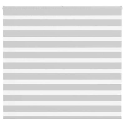 VidaXL Zebra rolgordijn 155x150 cm stofbreedte 150,9 cm lichtgrijs VidaXL Zebra rolgordijn 155x150 cm stofbreedte 150,9 cm lichtgrijs