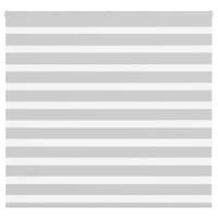 VidaXL Zebra rolgordijn 155x150 cm stofbreedte 150,9 cm lichtgrijs - thumbnail