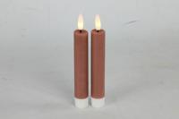 Dinerkaars led Lyon 15 cm roze - thumbnail