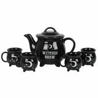 Theepot en Kopjes 'Witches Brew' - set - thumbnail