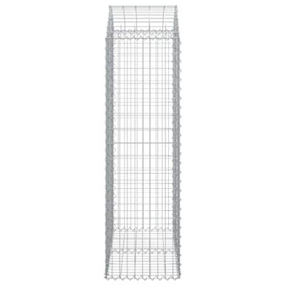 Schanskorf gewelfd 100x50x160/180 cm gegalvaniseerd ijzer Schanskorf gewelfd 100x50x160/180 cm gegalvaniseerd ijzer