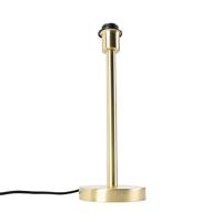 QAZQA Klassieke tafellamp messing zonder kap - Simplo - thumbnail
