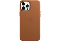Apple Leather MagSafe Case iPhone 12 Pro Max Saddle Brown - thumbnail