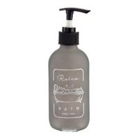 Zeepdispenser Zwart Grijs 250 ml Glas Polypropyleen - thumbnail