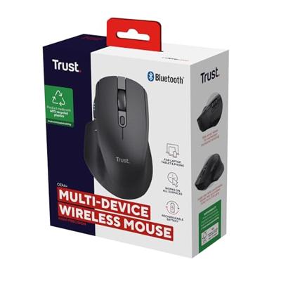 Trust Ozaa+ Multi-connect Draadloze Muis Muis Zwart