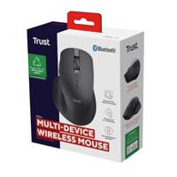 Trust OZAA+ MULTI-CONNECT Muis Radiografisch Optisch Zwart 6 Toetsen 3200 dpi Geïntegreerd scrollwiel - thumbnail
