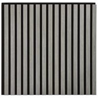 Akoestische wandpanelen 8 st latten 60,5x60 cm eikenfineer - thumbnail