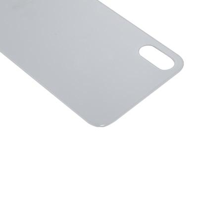 Glas batterij backcover voor iPhone X (wit)