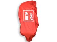 Beschermhoes brandblusser 6/12 kg rood - Beschermhoes brandblusser 6/12 kg rood - thumbnail