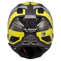 LS2 crosshelm "mx703 x-force galuo", ademend en hypoallergeen. helmet x-force galuo gray/neon yellow size xl - thumbnail
