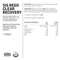 SIS Rego Clear Framboos & Cranberry 1.38kg - thumbnail