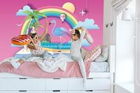 Fotobehang - Succesvolle zomervakantie, Kinderkamer, te koop in 11 maten, incl behanglijm - thumbnail