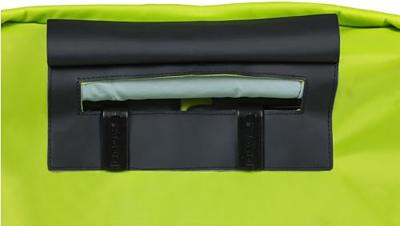 Regenhoes Basil "Keep Dry and Clean" - horizontaal - neon geel