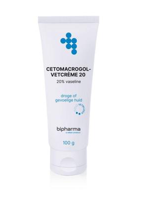 Cetomacrogol-vetcreme 20 losse tube 100 Gram