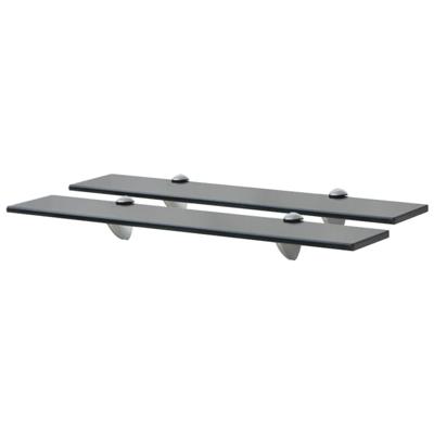 VidaXL Schappen zwevend 2 st 60x10 cm 8 mm glas