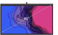 NewLine Videowall Interactive TT-8622Z 4K Ultra HD 85 inch touchscreen monitor - thumbnail
