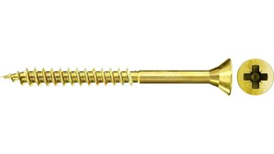 Fischer 551182 Spaanplaatschroef 5 mm 35 mm Kruiskop Pozidriv Galvanisch verzinkt 500 stuk(s)