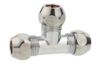 Kirchhoff Messing knelkoppeling T-stuk, chroom, 3/8" x 10 mm - 986253148 - thumbnail