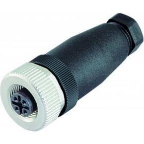 Binder 99 0436 14 05 M12 Connector | Female Recht | A-codering | 5-polig