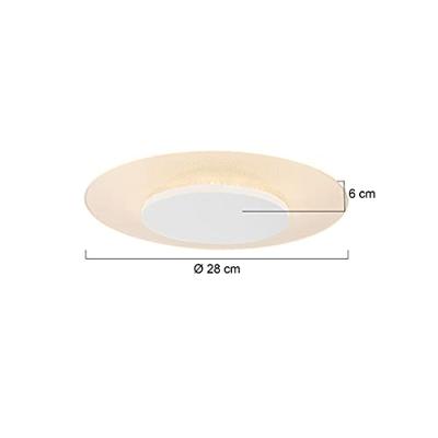 Steinhauer Led plafonniereLido 28 - 7797W
