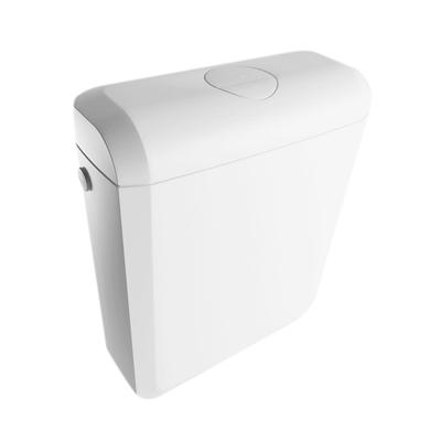 Toiletreservoir Wiesbaden Uniflush Universeel 2 in 1 Kunststof Wit