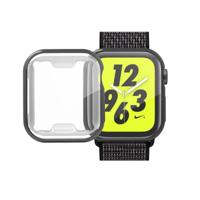 volledige Plating TPU Case voor Apple Watch serie 4 44mm (zwart) - thumbnail