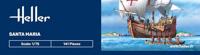 Heller 80865 SANTA MARIA Bouwpakket Schaal 1:75 - thumbnail